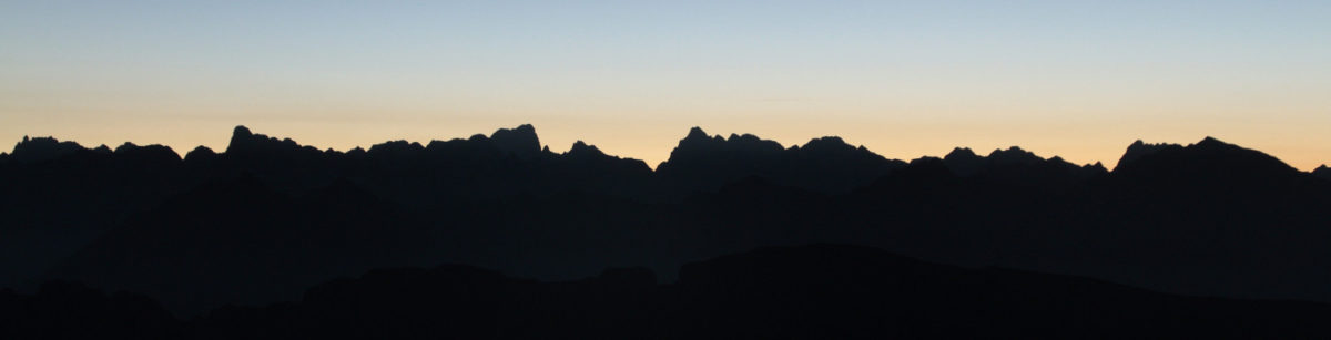 Vue vers l’ouest depuis le Plateau de Bure