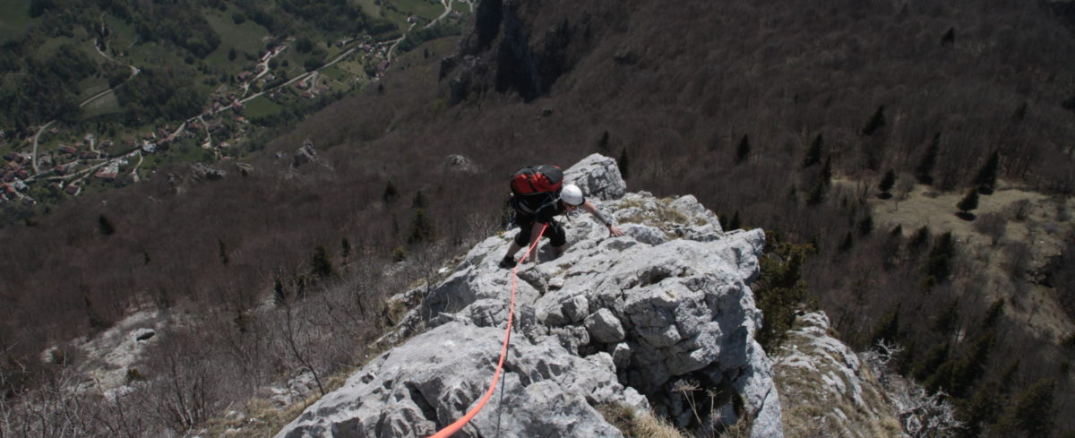 Rocher de Chalves : Arête sud