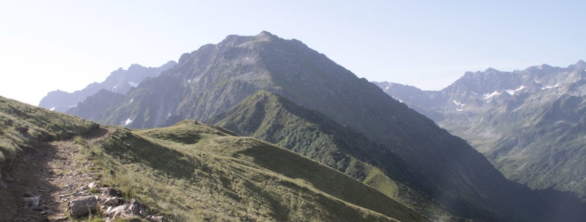 Crête des Plagnes depuis Super Collet