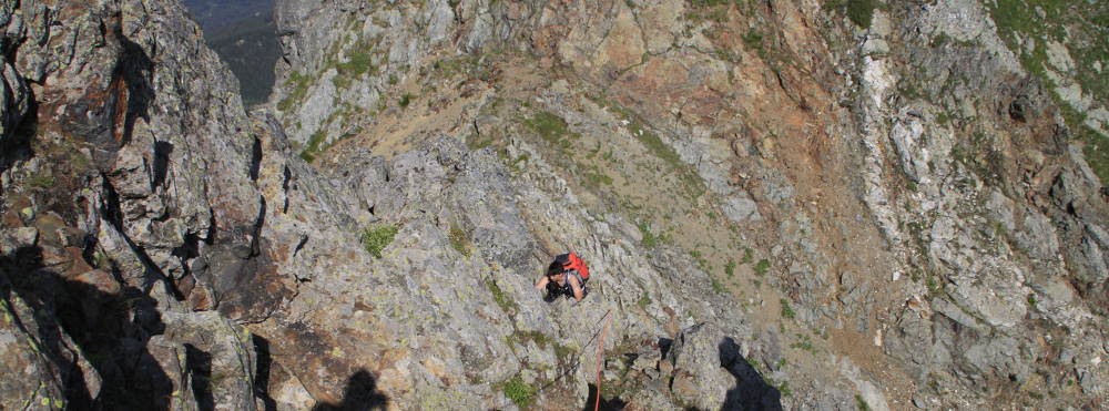 Cime de la Jasse : Arête nord